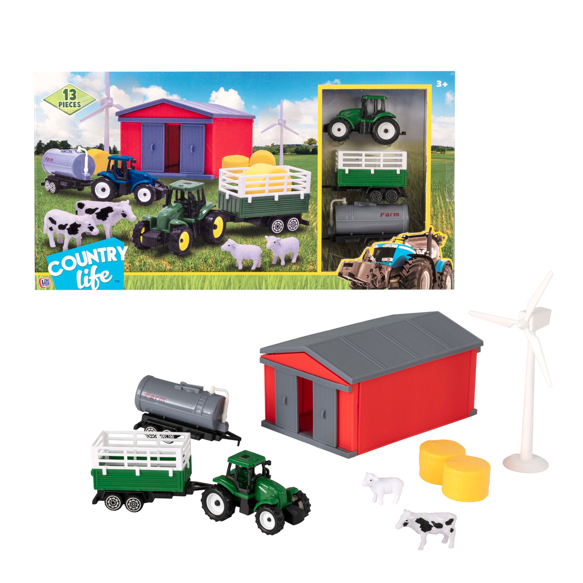 ToyTastic Country Life Farmyard Playset