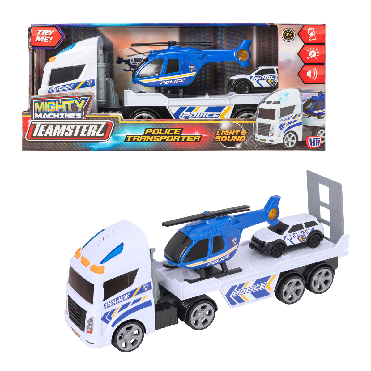 Teamsterz Small L&S Police Heli Transporter