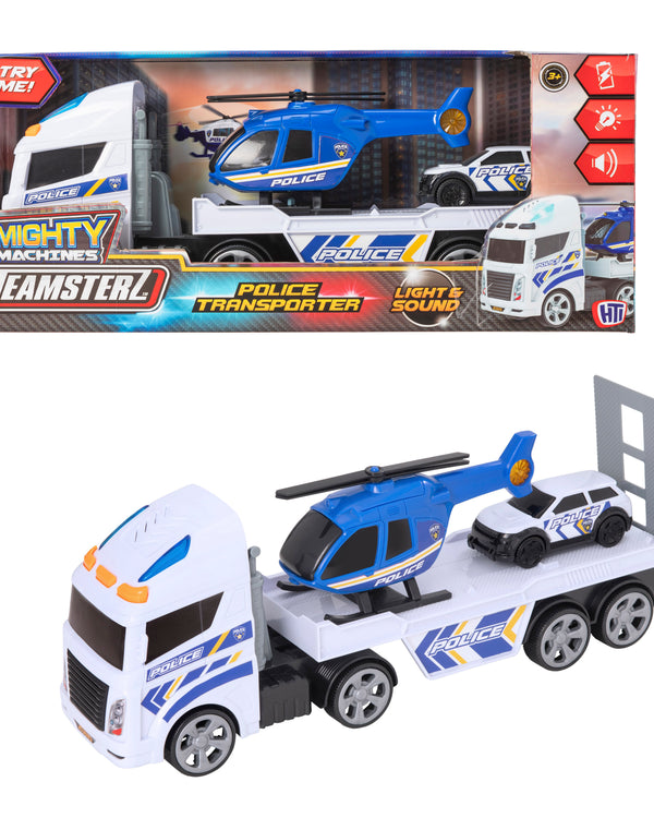 Teamsterz Small L&S Police Heli Transporter
