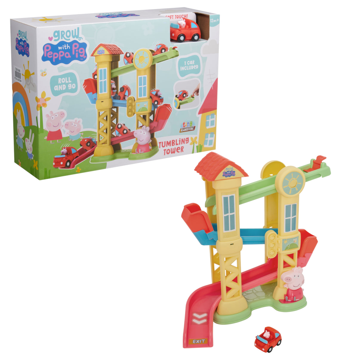 Teamsterz Peppa Pig Tumbling Tower With 1 Car