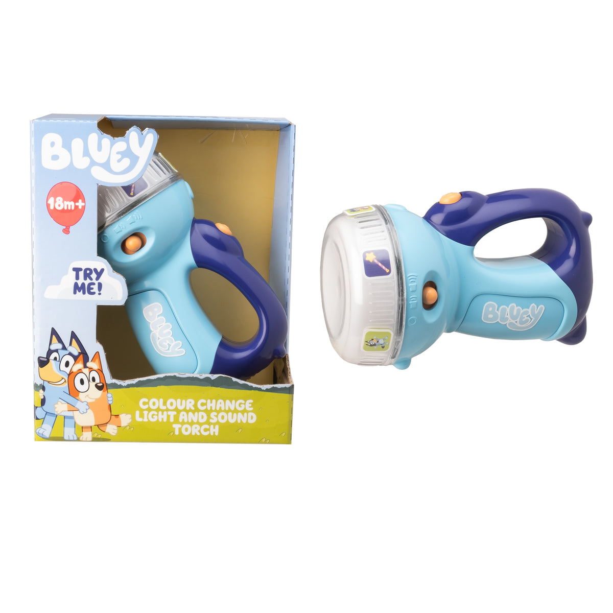 Smart Play Bluey Colour Change Torch