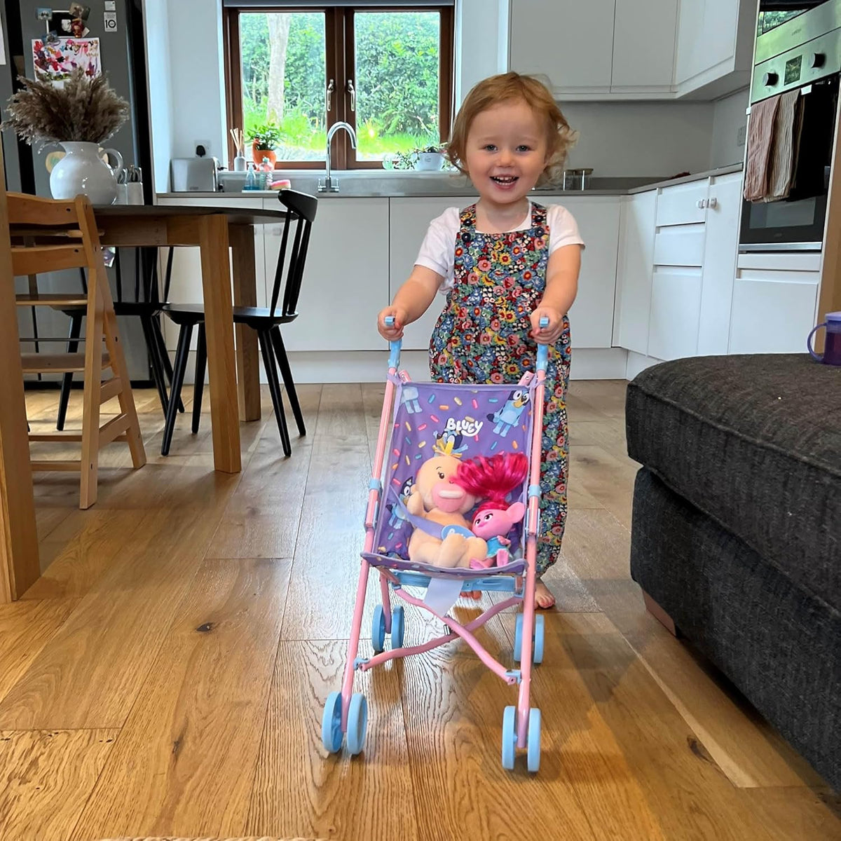 Baby Chic Bluey Junior Dolls Stroller