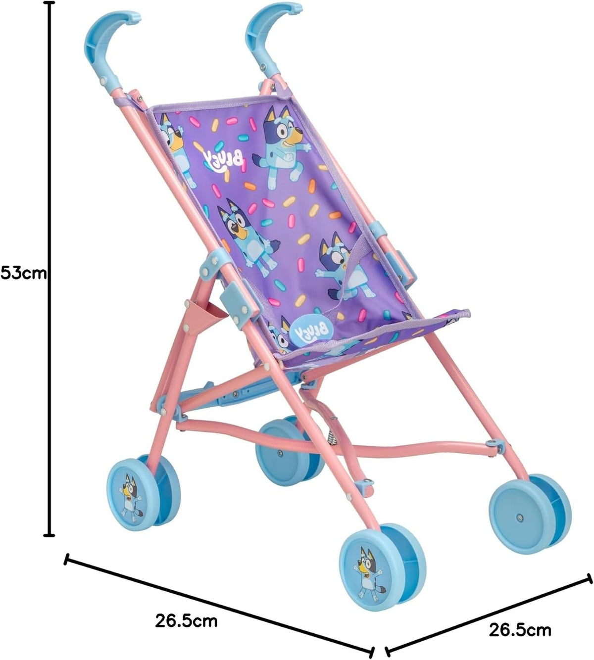 Baby Chic Bluey Junior Dolls Stroller