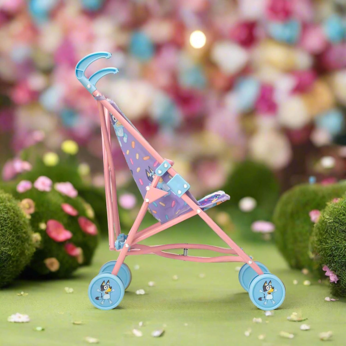 Baby Chic Bluey Junior Dolls Stroller