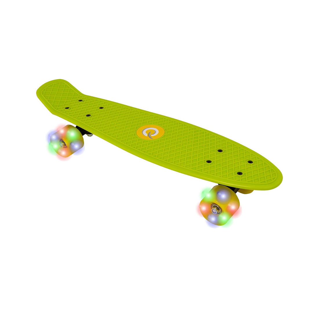 EVO Light Up Penny Skateboard- Lime & Yellow