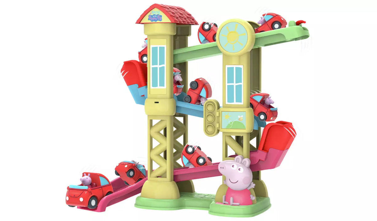 Teamsterz Peppa Pig Tumbling Tower With 1 Car