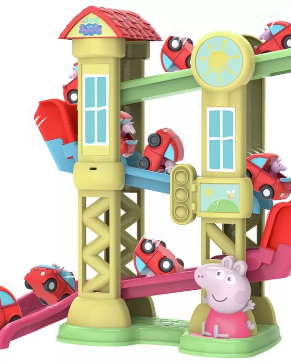Teamsterz Peppa Pig Tumbling Tower With 1 Car