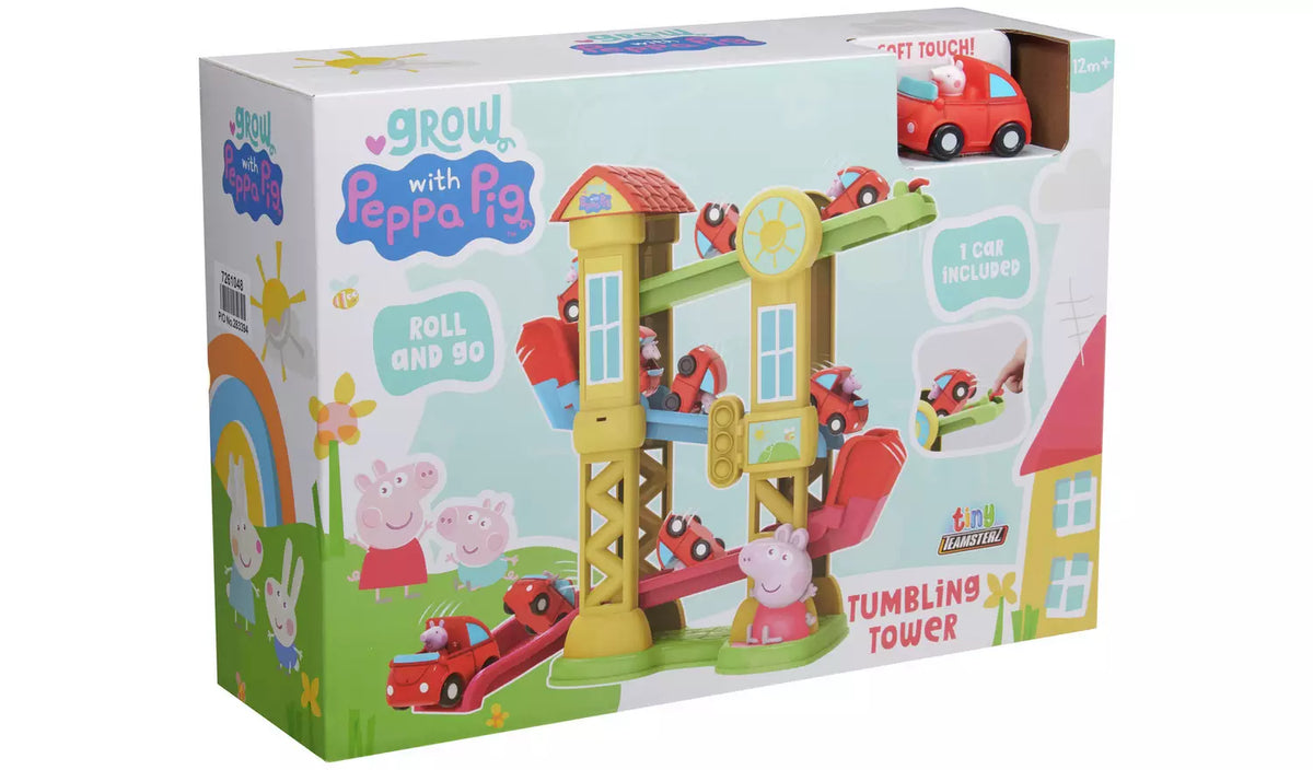 Teamsterz Peppa Pig Tumbling Tower With 1 Car