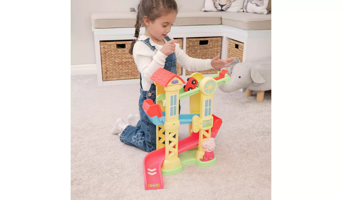 Teamsterz Peppa Pig Tumbling Tower With 1 Car