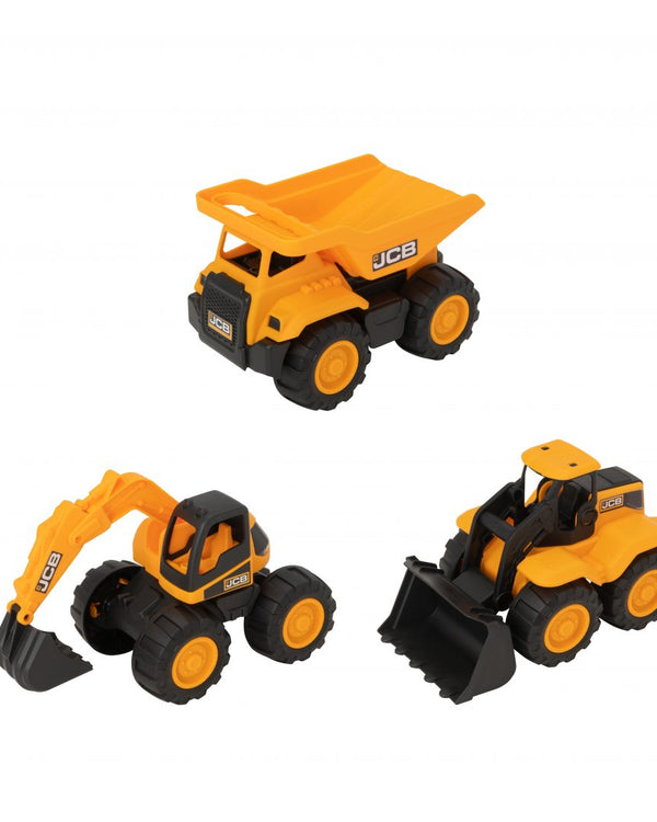 Teamsterz JCB 7in Tough Trucks 3 Pack