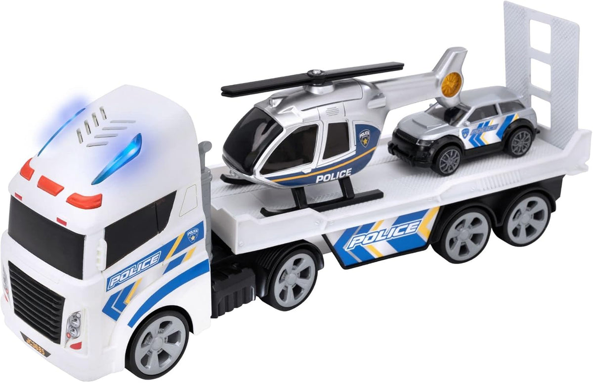 Teamsterz Small L&S Police Heli Transporter