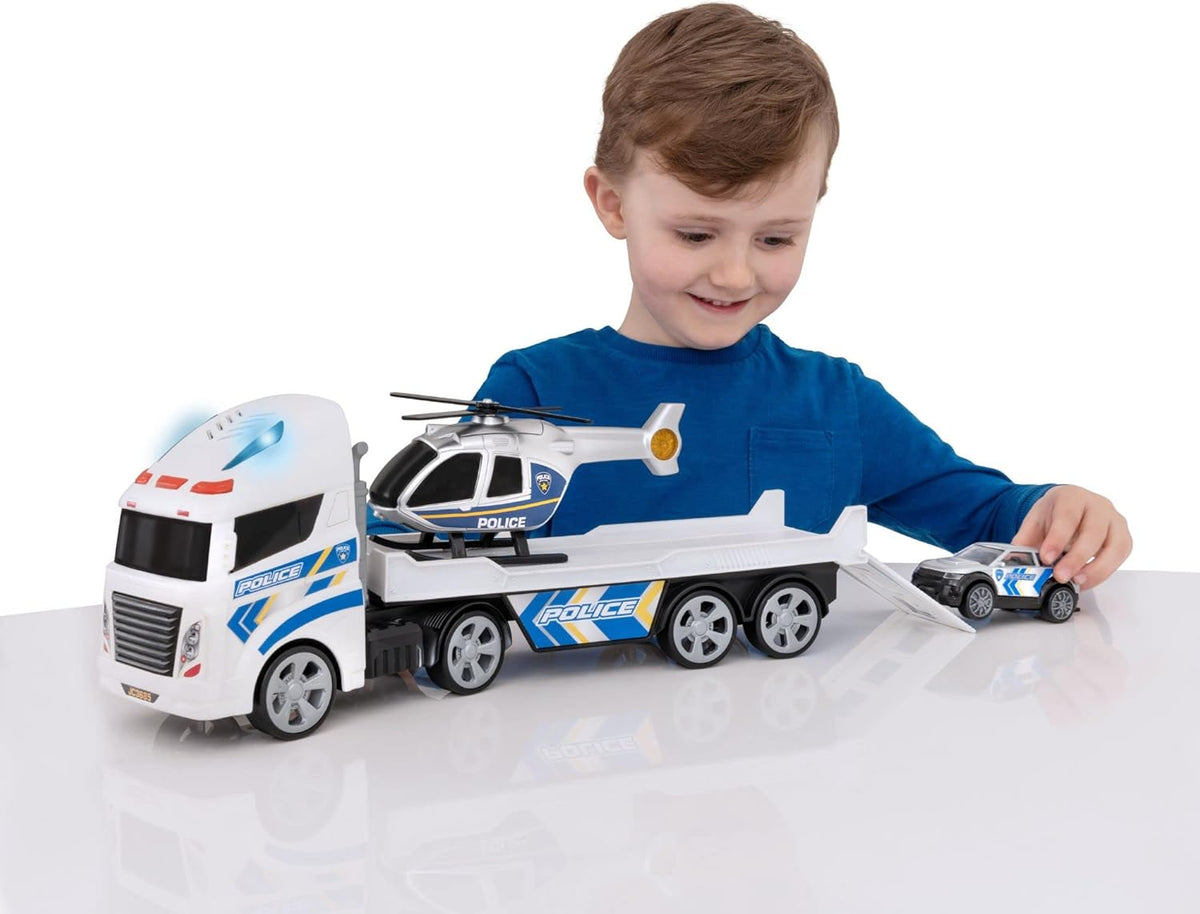 Teamsterz Small L&S Police Heli Transporter