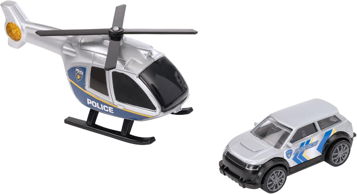 Teamsterz Small L&S Police Heli Transporter
